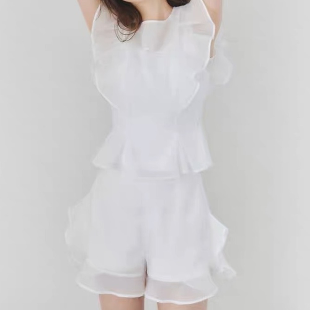 Brand New SNIDEL Top and Shorts Set